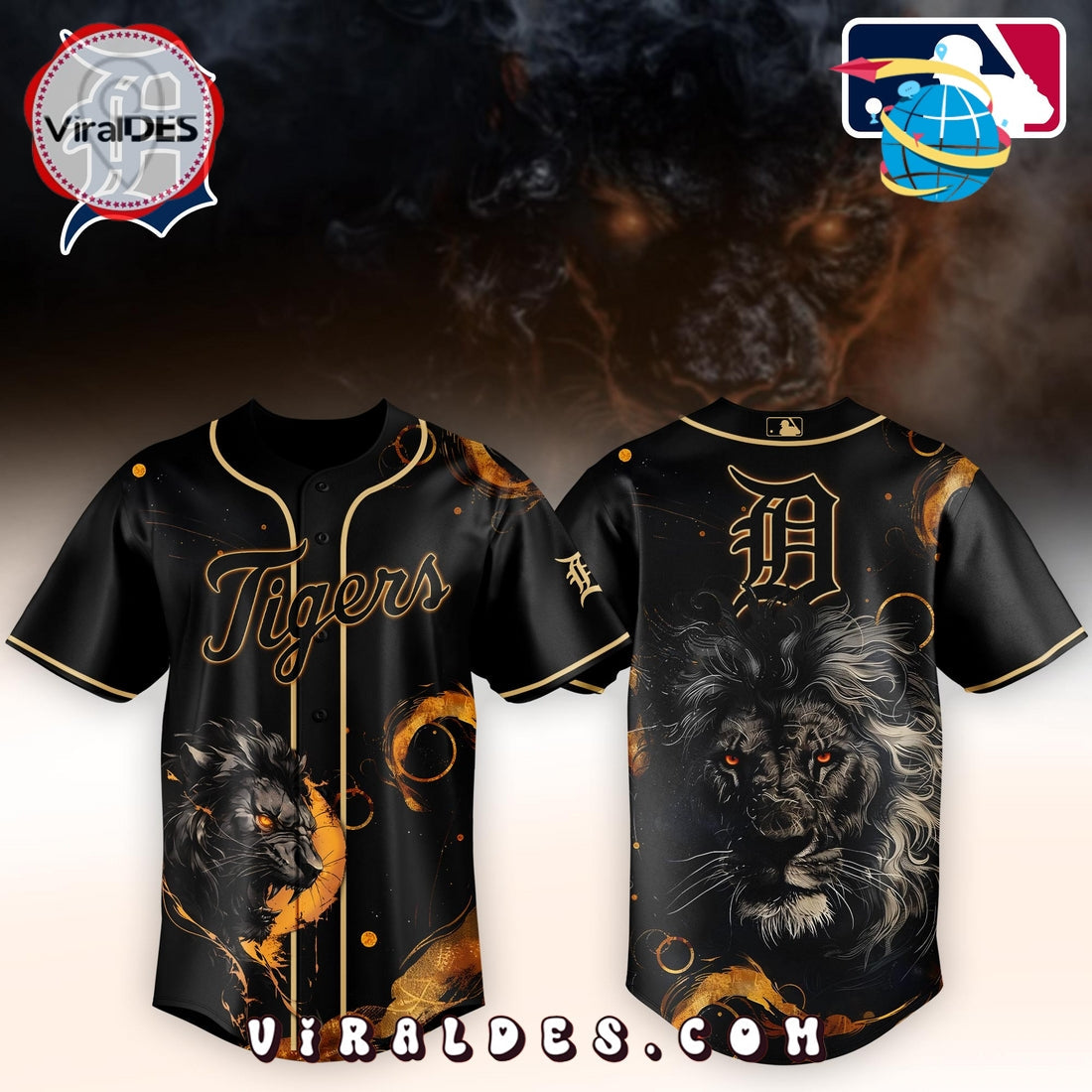 Detroit Tigers x Lion Baseball Jersey 