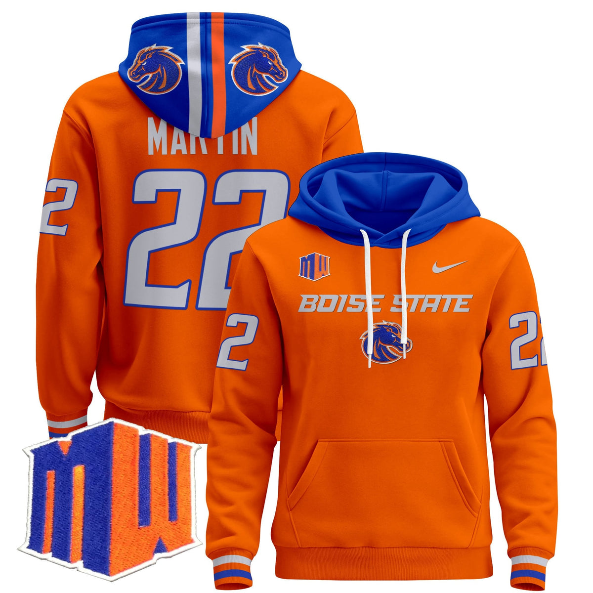 Boise State Broncos 2024 Pullover Hoodie V2