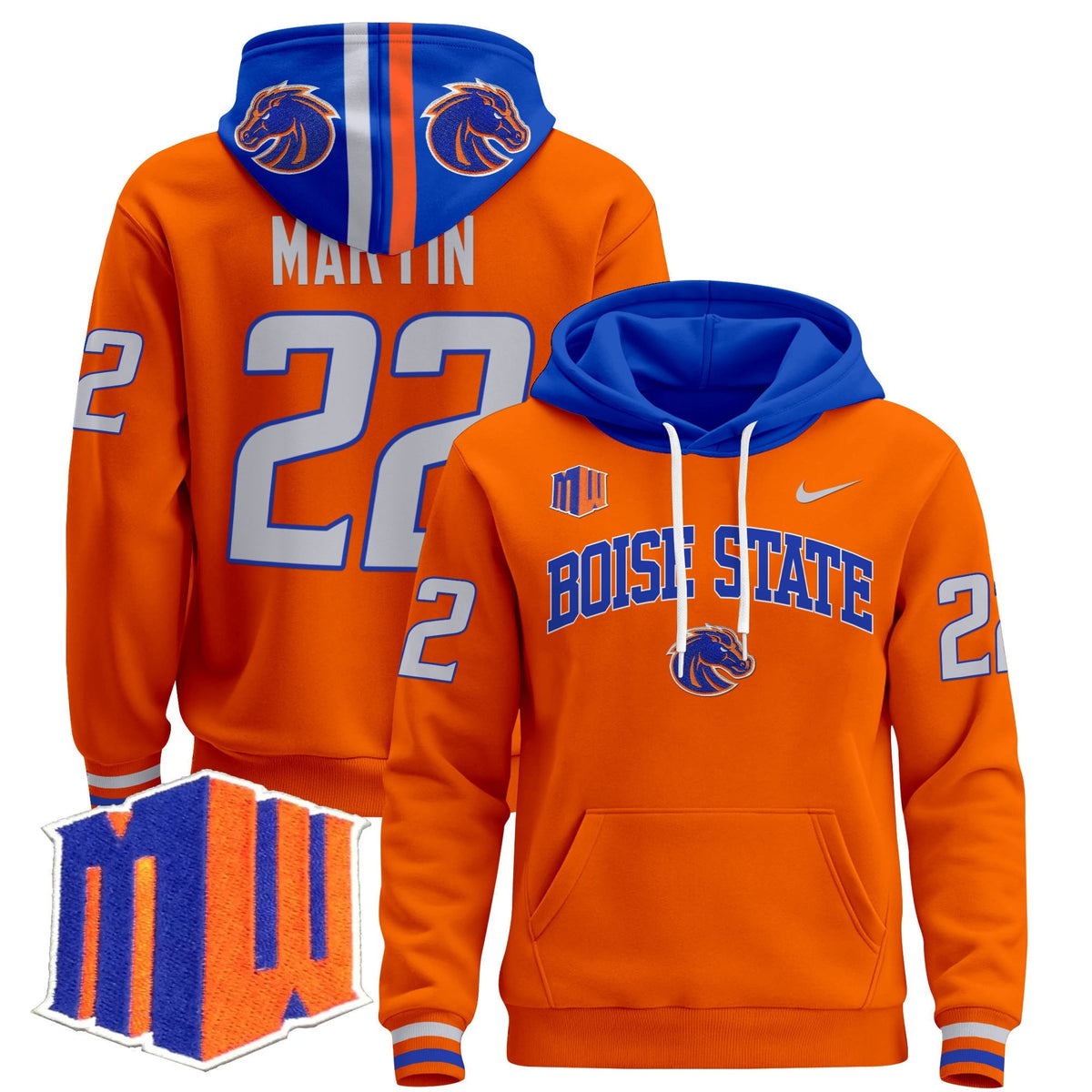 Boise State Broncos 2024 Pullover Hoodie V3